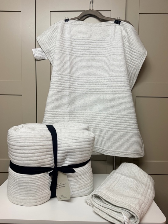 West Elm Other - West Elm Cotton Cloud Jersey Duvet Cover QUEEN & 2 Euro Shams NWT